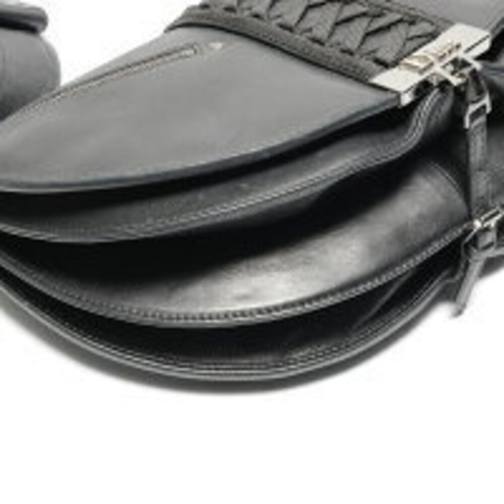 Christian Dior Admit It Corset Leather Hobo Shoulder Bag Black - Picture 6 of 13